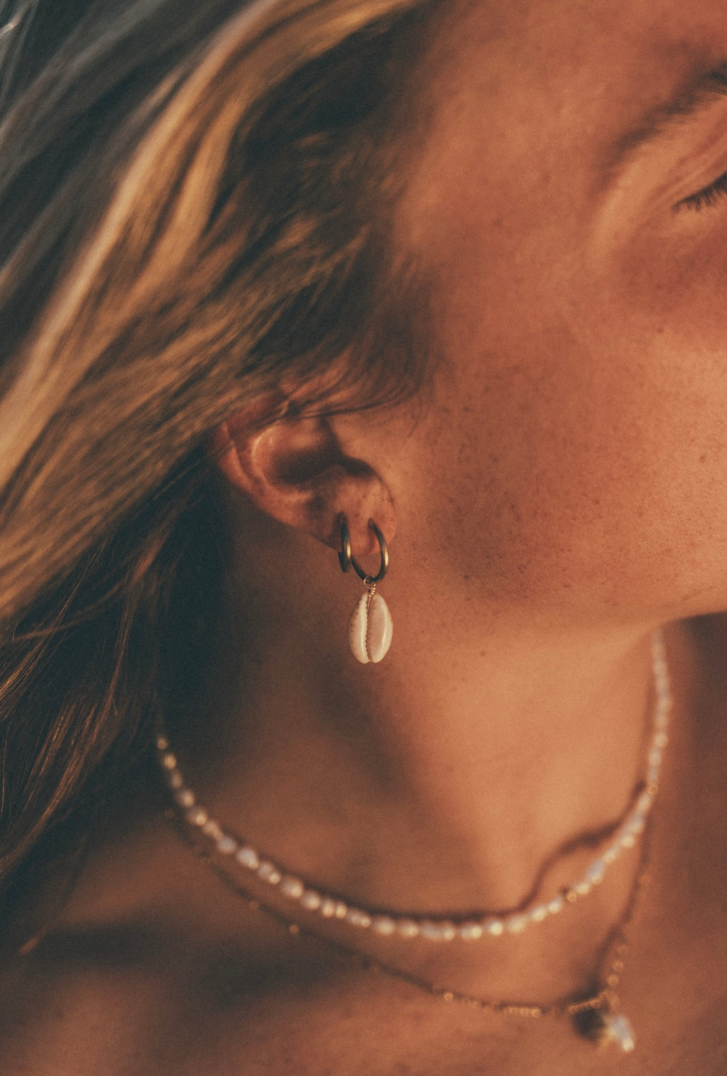 Boucles d'oreilles Cauri - Collection Tara