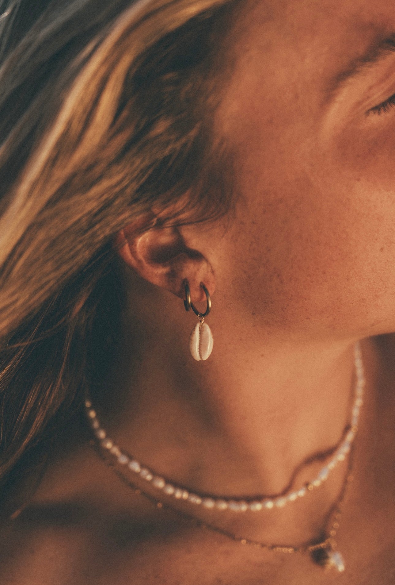 Boucles d'oreilles Cauri - Collection Tara