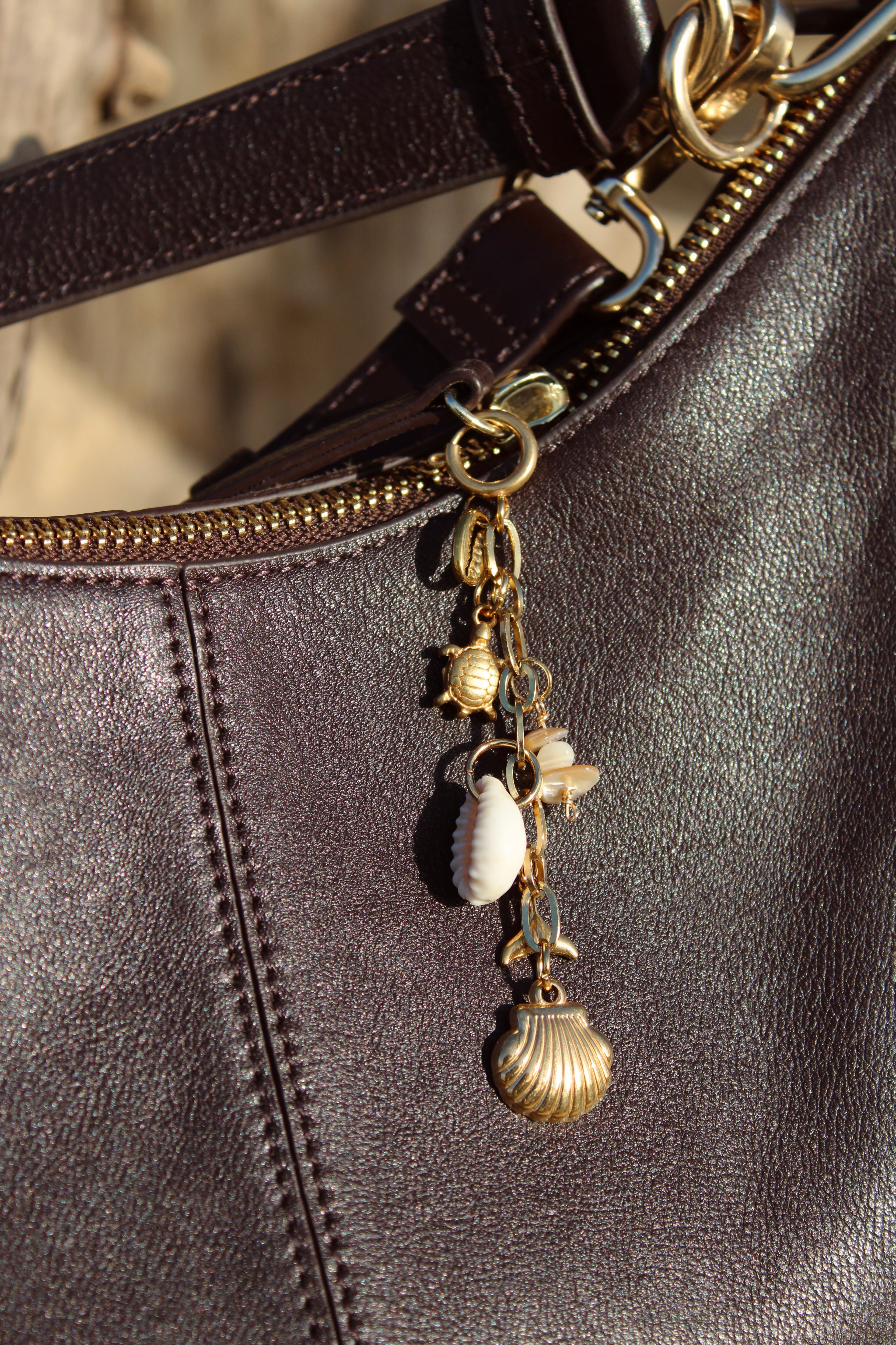 Bijou de sac / Porte-clés Coquille